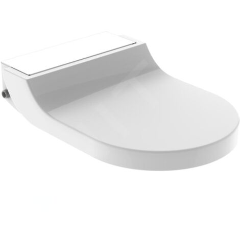Geberit AquaClean - Abattant de bidet Tuma Comfort, SoftClosing, verre/blanc 146.272.SI.1 (1/5)