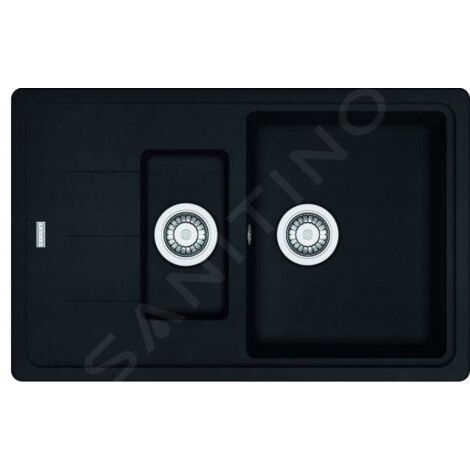 Franke Basis - Évier en fragranit BFG 651-78, 780x500 mm, noir mat 114.0661.514 (1/5)