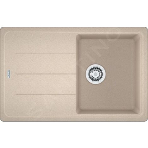 Franke Basis - Évier en fragranit BFG 611-78, 78x50 cm, avoine 114.0285.170 (1/3)