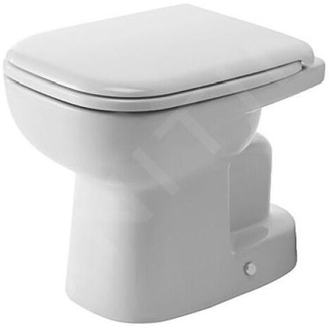 Duravit D-Code - WC à poser, évacuation verticale, blanc 21100100002
