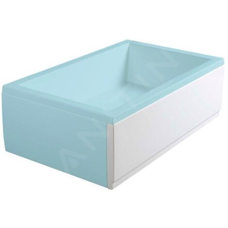 Polysan Deep Plain - Panneau frontal 1400x360 mm, droit, blanc 72955 (1/3)