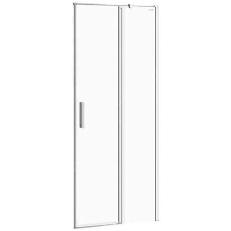 Cersanit Moduo - Porte de douche 80x198 cm, droite, chrome/verre clair S162-004 (1/4)