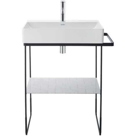 Duravit DuraSquare - Meuble-lavabo 500x470 mm, avec un trou pour robinet, DuraCeram, blanc alpin 2353500071 (1/5)