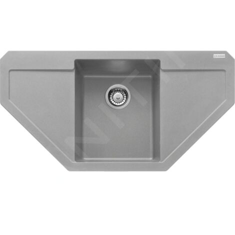Franke Maris - Évier en fragranit MRG 612 E, 960x500 mm, pierre gris 114.0250.572 (1/3)