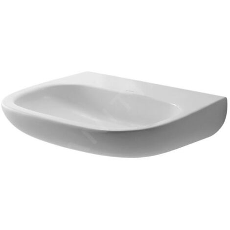 Duravit 0337540000 D-CODE lavabo da incasso soprapiano, con troppopieno