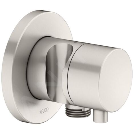 Inverseur 2 voies IXMO DN 15, UP, avec manette IXMO Rosace confort ronde nickel brossé KEUCO (1/2)