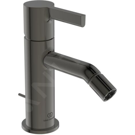 Mitigeur bidet JOY projection 110 mm gris magnétique avec vidage IDEAL STANDARD (1/4)