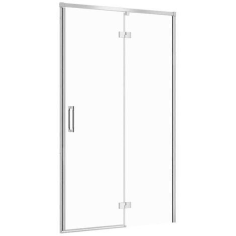 Cersanit Larga - Porte de douche 120x195 cm, droite, chrome/verre clair S932-118 (1/2)