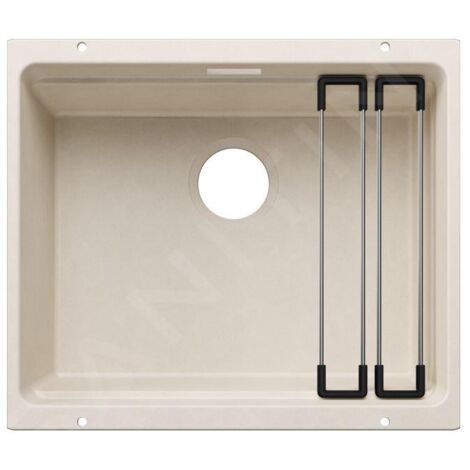 Blanco Etagon 500 - Évier en silgranit 50x40 mm, avec accessoires, blanc soft 527756 (1/2)