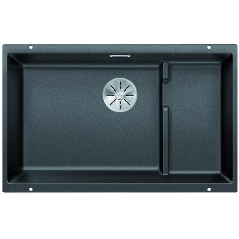 Blanco Subline 700 - Évier en silgranit, 730x460 mm, avec des accessoires, noir 526003 (1/5)
