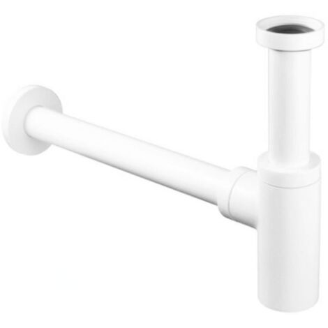 Paffoni Accessoires - Siphon de lavabo, blanc mat ZACC240BO (1/2)