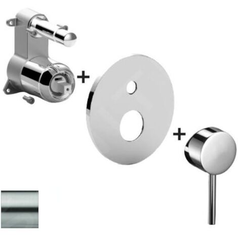 Paffoni Light - Mitigeur encastré pour 2 sorties, inox LIGBOX015ST/M (1/2)