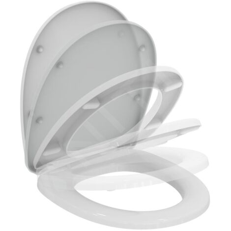Ideal Standard Eurovit - Abattant WC Soft-close, blanc W301801 (1/4)