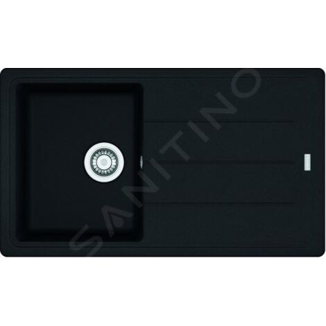 Franke Basis - Évier en fragranit BFG 611-86, 86x50 cm, noir mat 114.0661.512