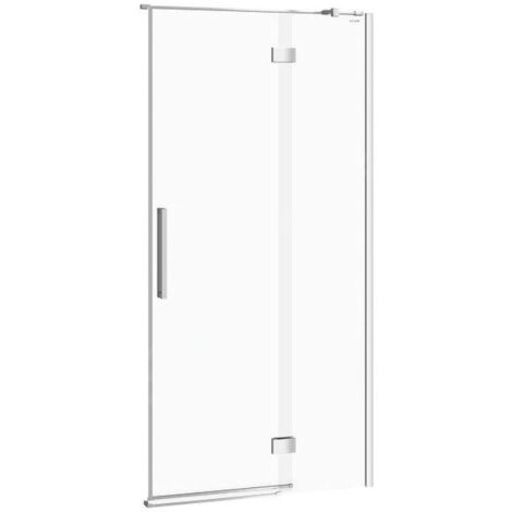 Cersanit Crea - Porte de douche 100x202 cm, droite, chrome/verre clair S159-002 (1/5)