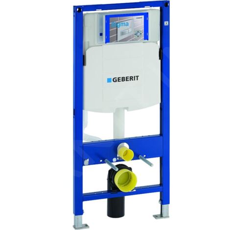 Geberit Duofix - Set de bâti-support, cuvette Oudee et abattant softclose, plaque de déclenchement Sigma20, blanc/chrome