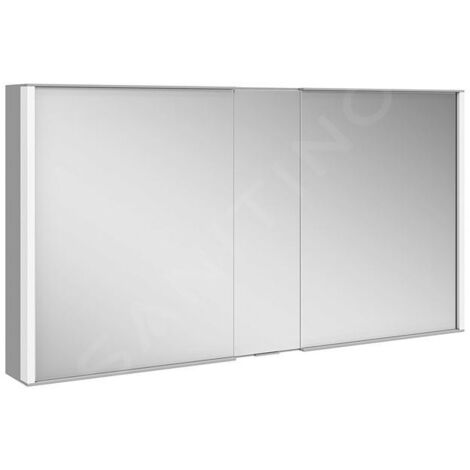 Keuco Royal Match - Armoire de toilette avec éclairage LED, 1300x700x160 mm, argent anodisé 12805171311 (1/5)