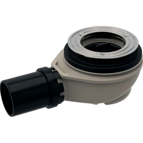 Geberit – Bonde de douche 90 mm – Garde d'eau 50 mm – Débit 0,65 l/s – Tasse et coupelle démontables – Pour receveur sans trop-plein