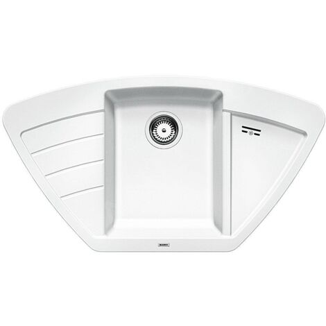 Blanco Zia 9 - Évier en silgranit, 930x510 mm, blanc 514758 (1/2)