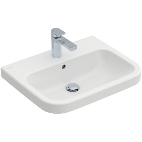 Villeroy & Boch Architectura - Lavabo 60x47 cm, avec trop-plein, trou de robinetterie, blanc alpin 41886001 (1/5)