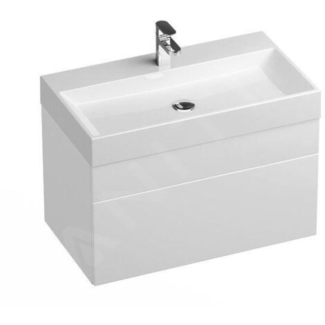 Ravak Natural - Armoire sous le lavabo 800x450x450 mm, blanc X000001052 (1/2)