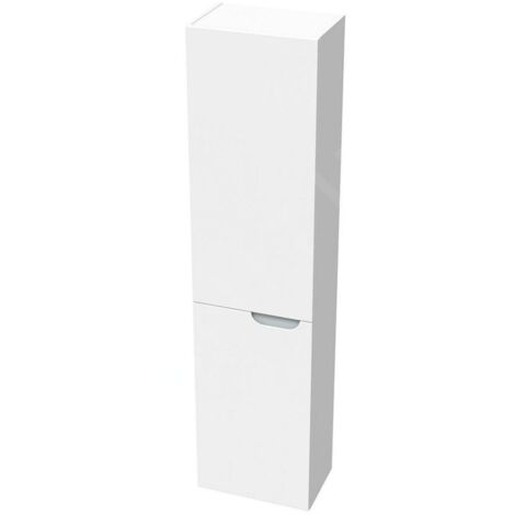 Ravak Classic II - Armoire haute, 1600x400x260 mm, 2 portes, charnières à gauche, blanc brillant / gris X000001473 (1/5)