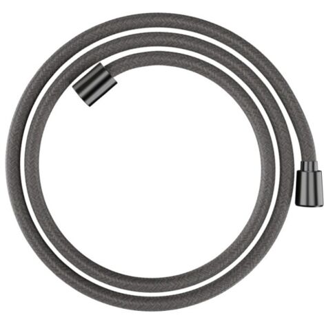 Flexible de douche HANSGROHE Designflex 160 cm noir chromé brossé (1/4)