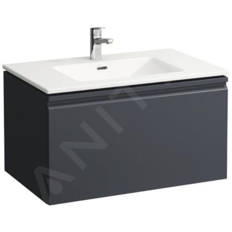 Laufen Pro S - Meuble avec lavabo, 800x500 mm, graphite H8609644801041 (1/2)