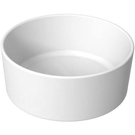 Jika Cubito Pure - Vasque à poser, diamètre 40 cm, sans trop-plein, Jika perla, blanc H8184201001121 (1/5)