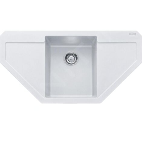 Franke Maris - Évier en fragranit MRG 612 E, 960x500 mm, blanc artic 114.0250.568 (1/3)