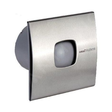 Sapho Cata Silentis - Ventilateur de salle de bains 10 INOX axial, 15 W, conduit 100 mm, acier inoxydable 01070300 (1/2)