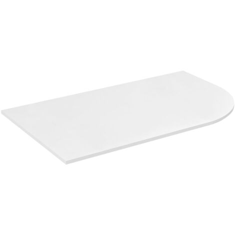PULSE Rockstone Countertop 755x12x455mm, gauche, blanc mat (1/2)