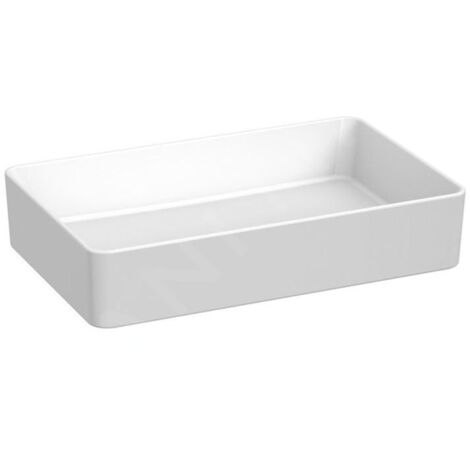 Jika Cubito Pure - Vasque à poser, 60x38 cm, sans trop-plein, blanc H8184270001121 (1/2)