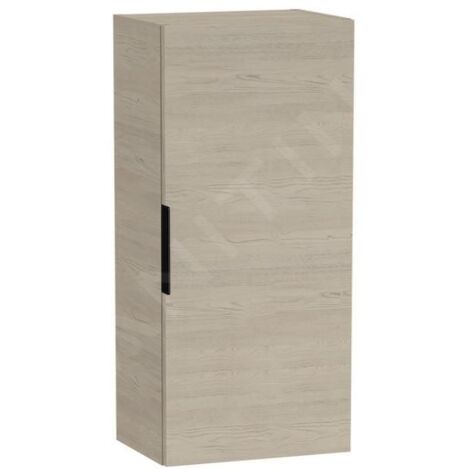 Jika Cube - Armoire moyenne 35x75x25 cm, 1 porte G/D, frêne H4537111765141 (1/2)