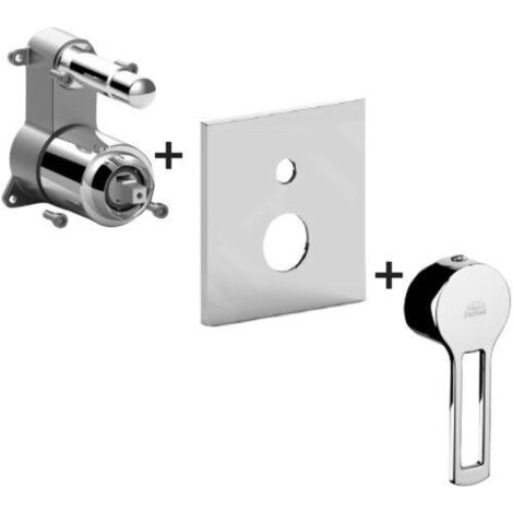 Paffoni Ringo - Mitigeur encastré pour 2 sorties, chrome RINBOX015CR (1/2)