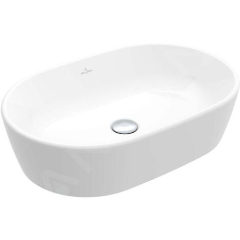 Villeroy & Boch Architectura - Vasque à poser, 600x400 mm, avec trop-plein, Ceramicplus, blanc alpin 5A2660R1 (1/5)