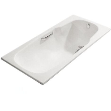 Jika Praga - Baignoire 1700x800x410 mm, poignées incluses, blanc H2343740000001 (1/2)