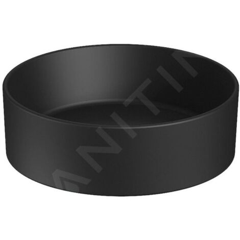 Jika Cubito Pure - Vasque à poser, diamètre 40 cm, sans trop-plein, noir mat H8184207161121 (1/4)