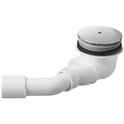 Duravit – Bonde de douche 90 mm – Garniture de vidage en plastique chromé – Débit 0,6 l/s – Filtre à cheveux inclus – 791260000001000