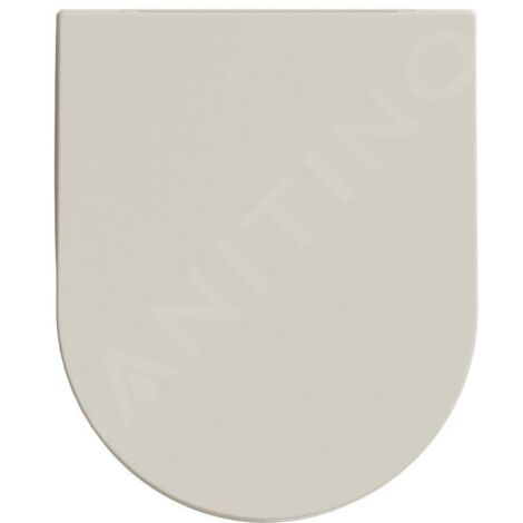 Sapho Isvea - Abattant toilette Slim, SoftClose, ivoire 40KF0532I-S