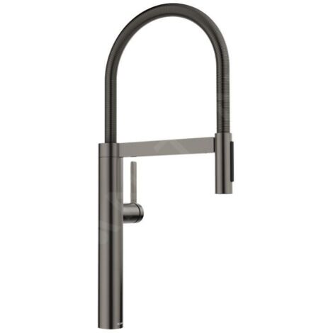 Blanco Culina S - Mitigeur d’évier avec bras flexible et douchette, acier foncé 527465 (1/2)