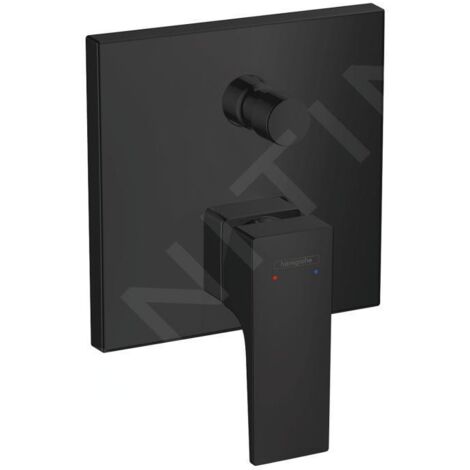 Hansgrohe Metropol - Mitigeur de baignoire encastré avec clapet anti-retour, noir mat 32546670 (1/3)