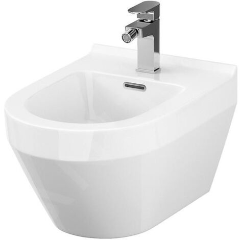 Cersanit Crea - Bidet suspendu, trou pour robinet, blanc K114-009 (1/5)