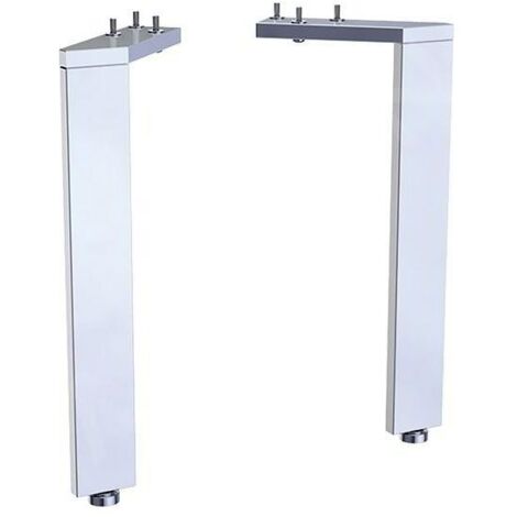Geberit Acanto - Pieds pour meuble, 281 mm, aluminium/chrome 500.658.00.2 (1/2)