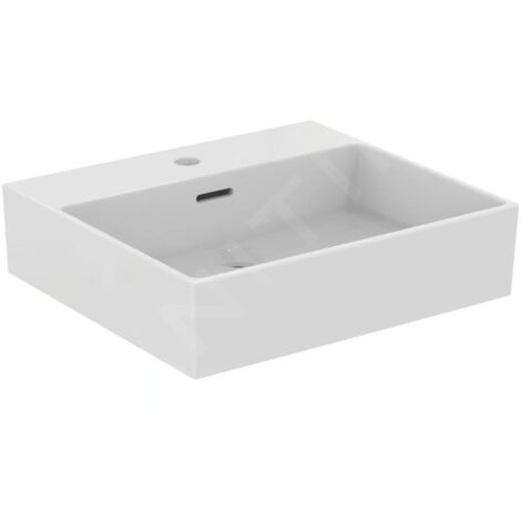 Ideal Standard Extra - Lavabo 500x450 mm, avec trop-plein, trou pour robinet, blanc T372601 (1/5)
