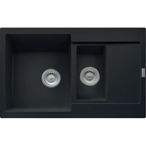 Franke Maris - Évier en Fragranite MRG 651-78, 78x50 cm, noir mat 114.0637.579 (1/4)