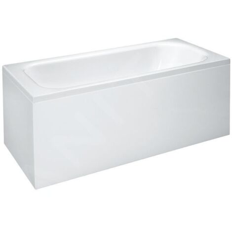 Laufen Solutions - Baignoire avec support et panneau en L gauche, 1700x750 mm, blanc H2235050000001 (1/3)