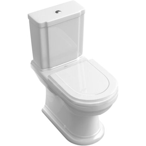 Villeroy & Boch Hommage - Cuvette à poser, 370 mm x 725 mm, avec CeramicPlus, blanc 666210R1 (1/3)