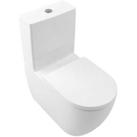 Villeroy & Boch – Cuvette de WC à poser – TwistFlush, CeramicPlus, blanc alpin – 370 x 725 mm – 4672T0R1 (1/5)