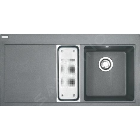 Franke Mythos - Évier en fragranit MTG 651-100/7, 1000x515 mm, pierre gris 114.0150.029 (1/5)